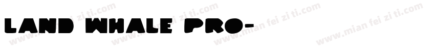 Land Whale Pro字体转换